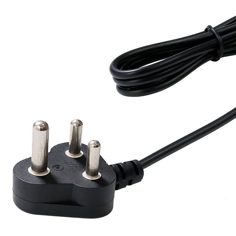 দক্ষিণ আফ্রিকা স্ট্যান্ডার্ড 16A 250V 3 পিন প্লাগ বৈদ্যুতিক পাওয়ার কর্ড